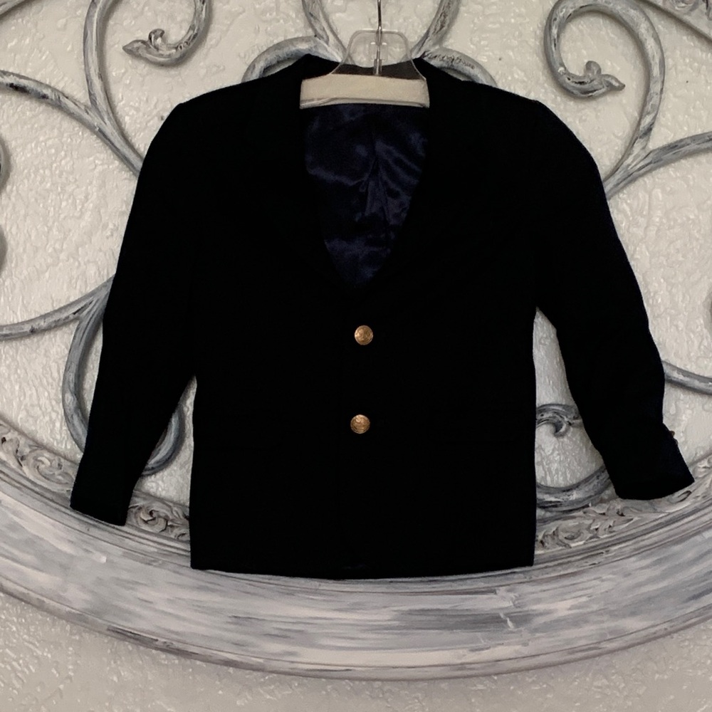 Class Club Black Jacket with Gold Accents